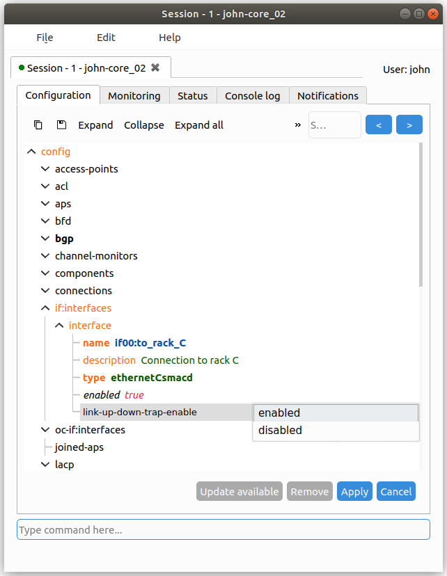 YumaBench_Session_Configuration_tab YumaBench Configuration Tab